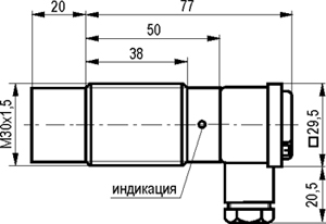 Габариты ISN ET8A-32N-15-L